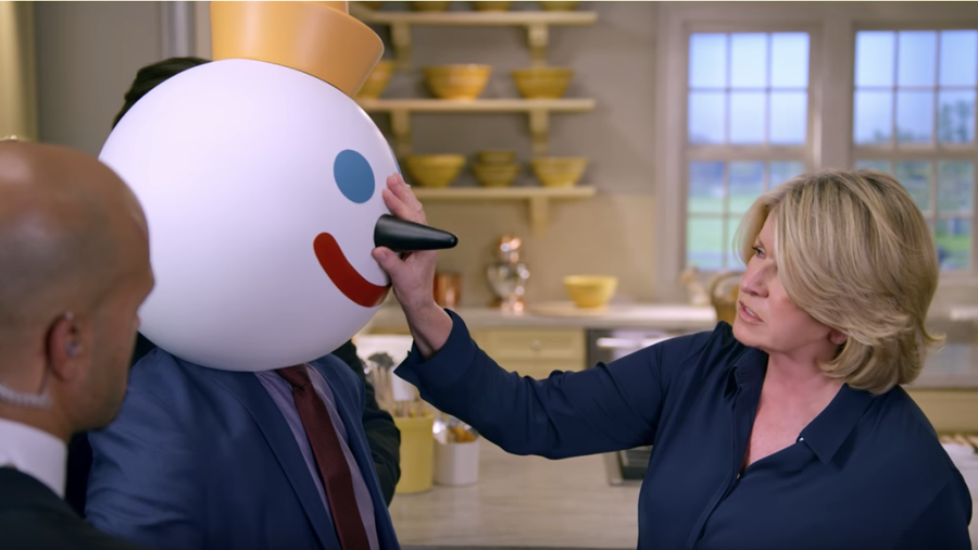 Martha Stewart in Super Bowl ad for Jack in the Box