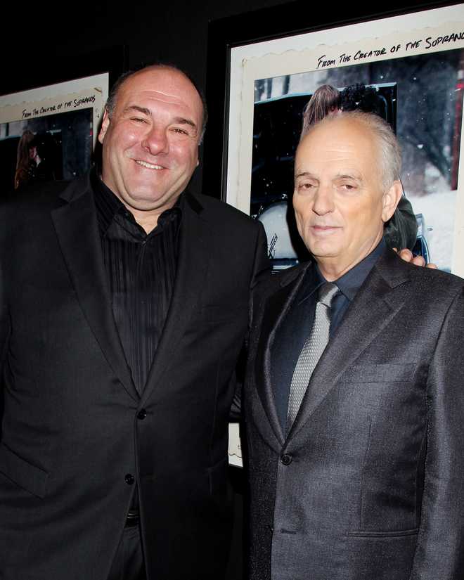 James&#x20;Gandolfini&#x20;and&#x20;David&#x20;Chase