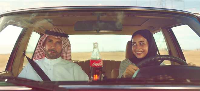 Coca-Cola&#x20;advert,&#x20;Saudi&#x20;Arabia,&#x20;Middle&#x20;East,&#x20;Change&#x20;has&#x20;a&#x20;taste