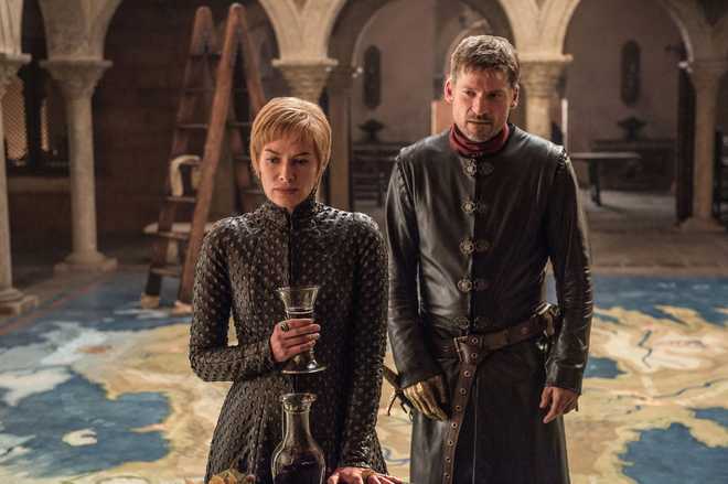 Cersei&#x20;and&#x20;Jaime&#x20;Lannister&#x20;on&#x20;Game&#x20;of&#x20;Thrones