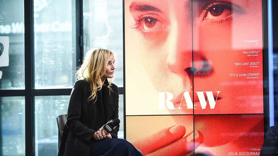 French director of thriller Raw Julia Ducournau - an LA cinema is providing sick bags for cinema-goers watching Raw