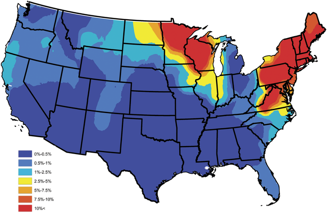 lyme&#x20;disease&#x20;forecast&#x20;map