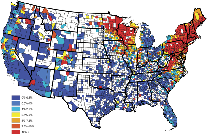lyme&#x20;disease&#x20;forecast&#x20;map