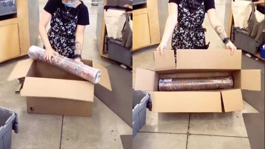 cardboard box hack