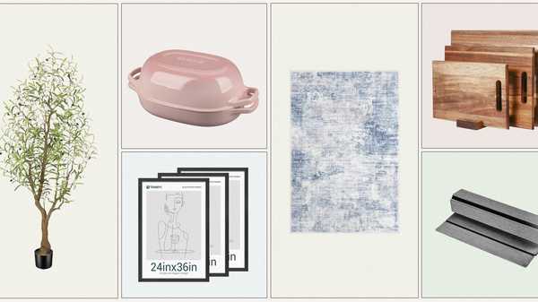 collection of home decor and kitchen items