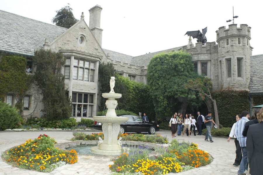 The Playboy Mansion Most Expensive House-Veranda the playboy mansion most expensive house veranda