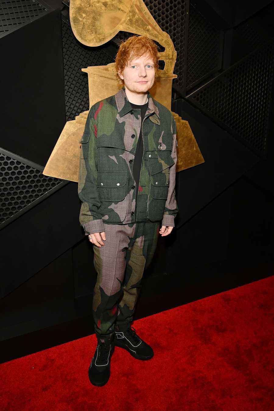 66th GRAMMY Awards - Red Carpet los angeles, california february 04 ed sheeran attends the 66th grammy awards at cryptocom arena on february 04, 2024 in los angeles, california photo by lester cohengetty images for the recording academy