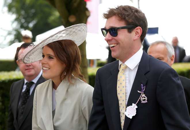 Princess&#x20;Eugenie&#x20;and&#x20;Jack&#x20;Brooksbank&#x20;attend&#x20;the&#x20;Qatar&#x20;Goodwood&#x20;Festival&#x20;&#x200B;&#x200B;in&#x20;2015.