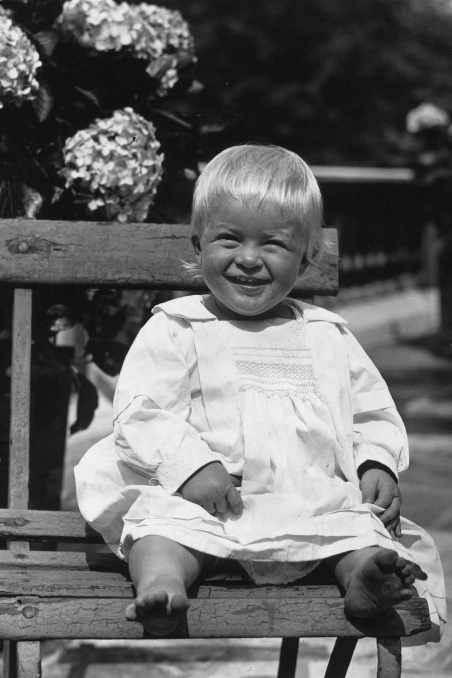 Baby Philip prince philip of greece, later duke of edinburgh, as a toddler, july 1922 photo by hulton archivegetty images