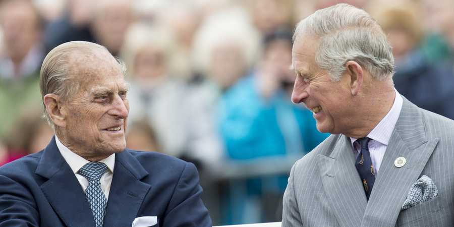 The Queen, Duke Of Edinburgh, Prince Of Wales & Duchess Of Cornwall Visit Poundbury poundbury, england october 27 prince philip, duke of edinburgh and prince charles, prince of wales attend the unveiling of a statue of queen elizabeth the queen mother during a visit to poundbury on october 27, 2016 in poundbury, dorset photo by mark cuthbertuk press via getty images