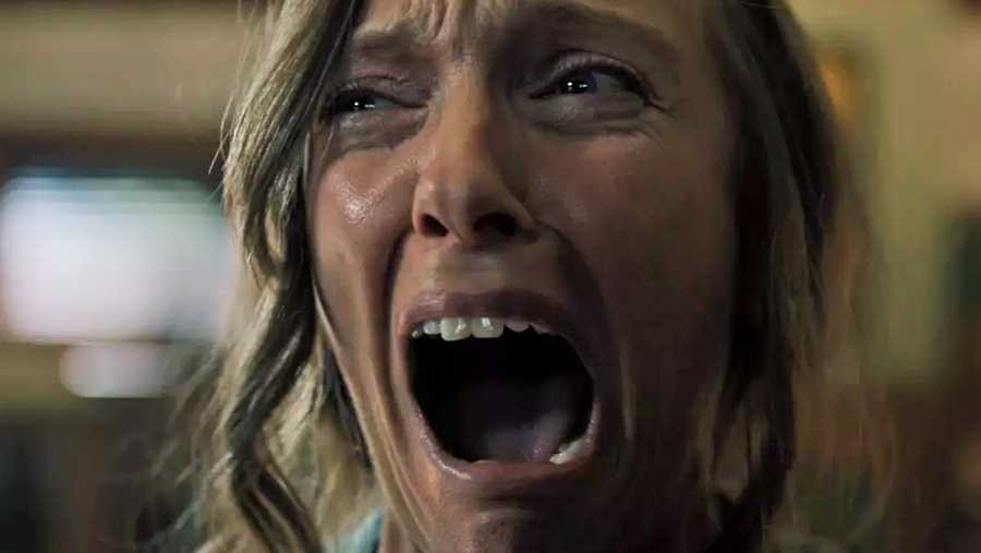 Actress Toni Collette in the film"Hereditary," which comes to theaters June 8, 2018.