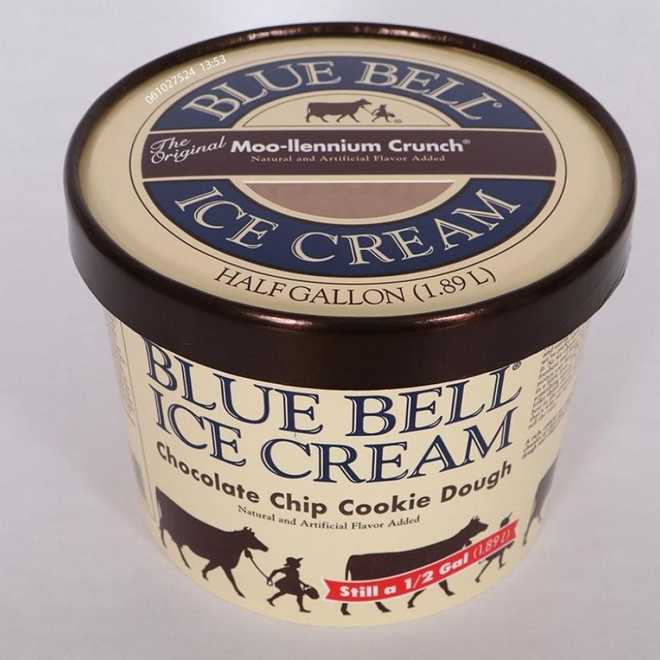 blue bell chocolate chip cookie dough ice cream