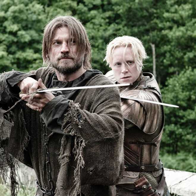 Jaime&#x20;and&#x20;Brienne,&#x20;Game&#x20;of&#x20;Thrones