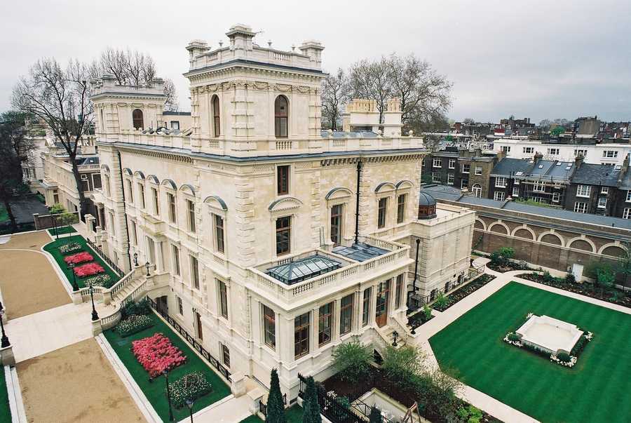 Kensington Palace Gardens Most Expensive House-Veranda kensington palace gardens most expensive house veranda