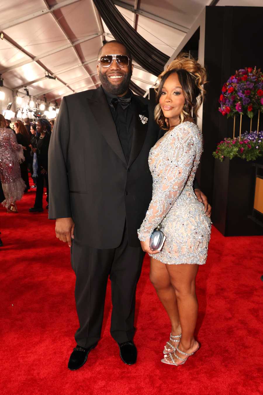66th GRAMMY Awards - Red Carpet 66th grammy awards red carpet killer mike and shana render