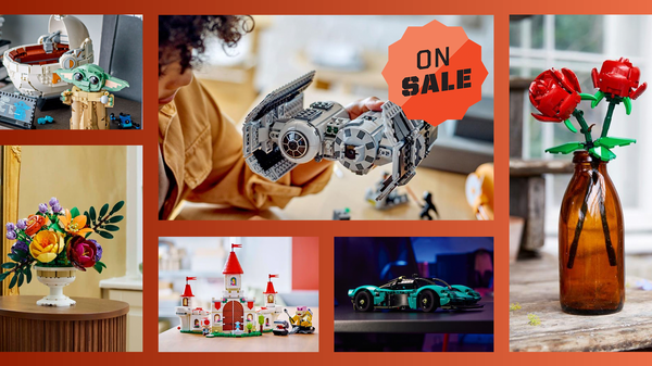 collection of various creative lego and floral designs