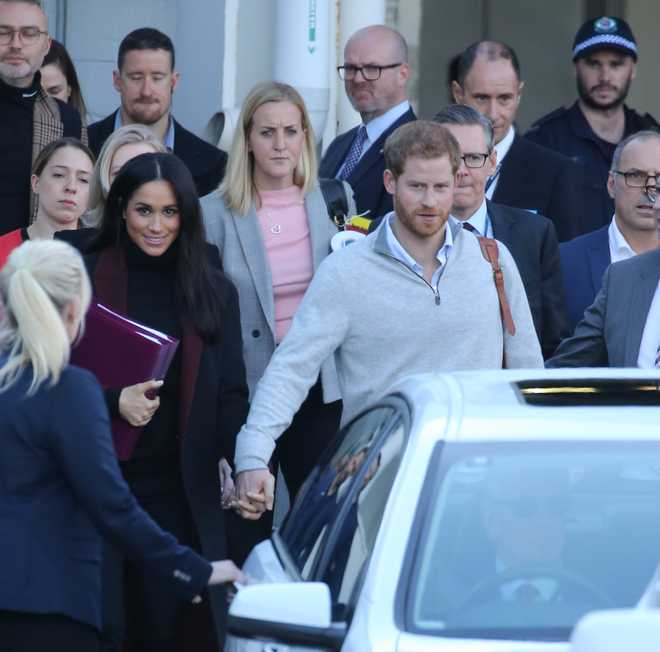 The&#x20;Duke&#x20;And&#x20;Duchess&#x20;Of&#x20;Sussex&#x20;Arrive&#x20;In&#x20;Australia