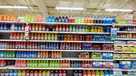 Publix grocery store, sports drinks display.