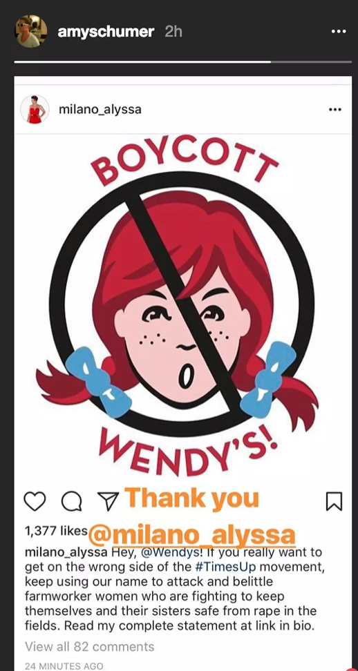 Amy&#x20;Schumer&#x20;-&#x20;Alyssa&#x20;Milano-&#x20;Wendys