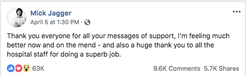 mick&#x20;jagger&#x20;facebook&#x20;message