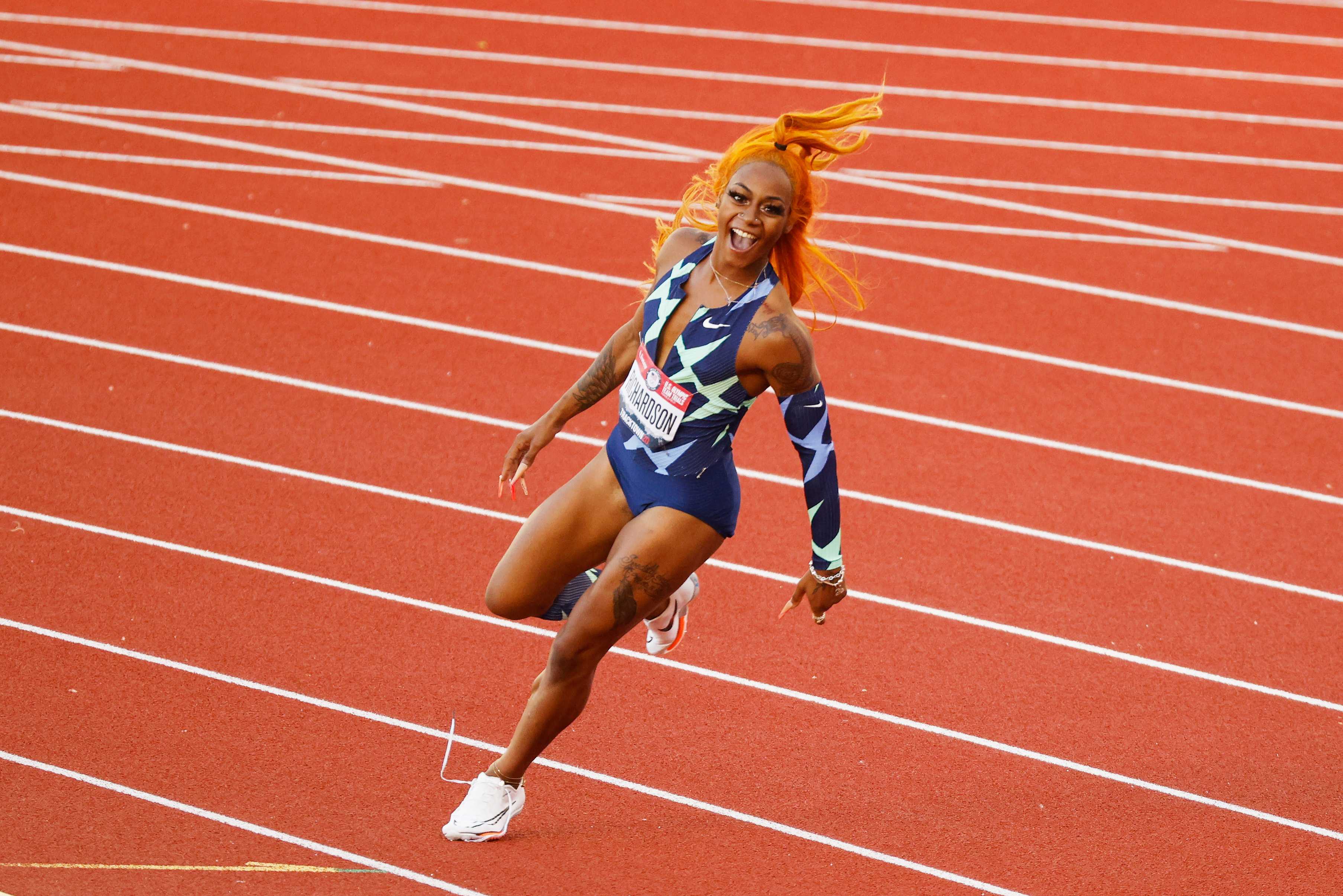 Sha’Carri Richardson is now the fastest woman in America