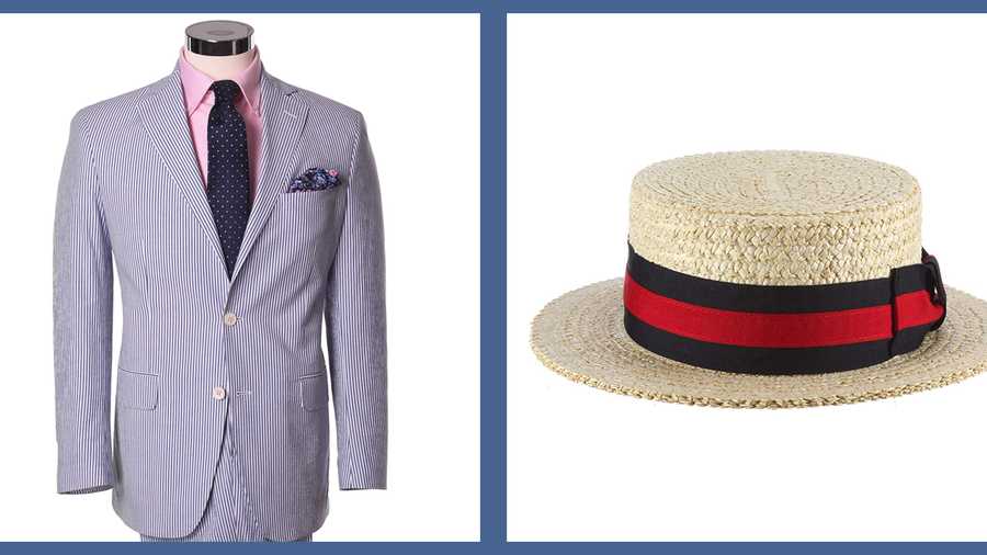 Clothing, Outerwear, Fashion, Headgear, Jacket, Beige, Hat, Suit, Collar, Fashion accessory, 