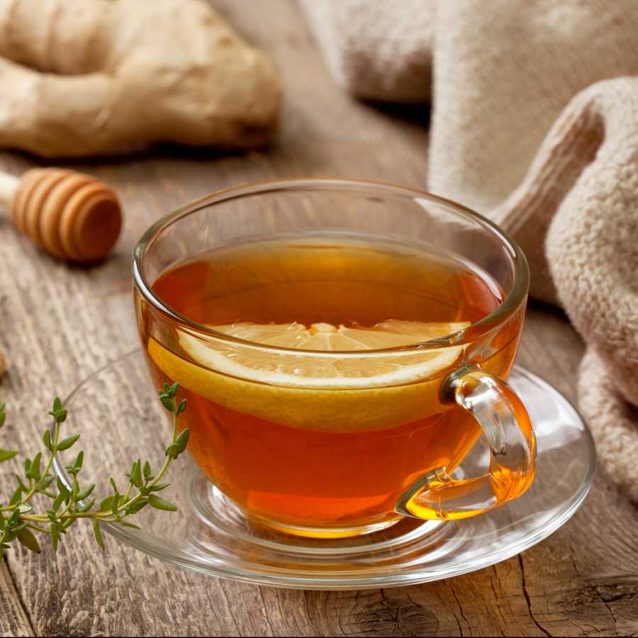 tea with ginger, lemon tea with ginger, lemon