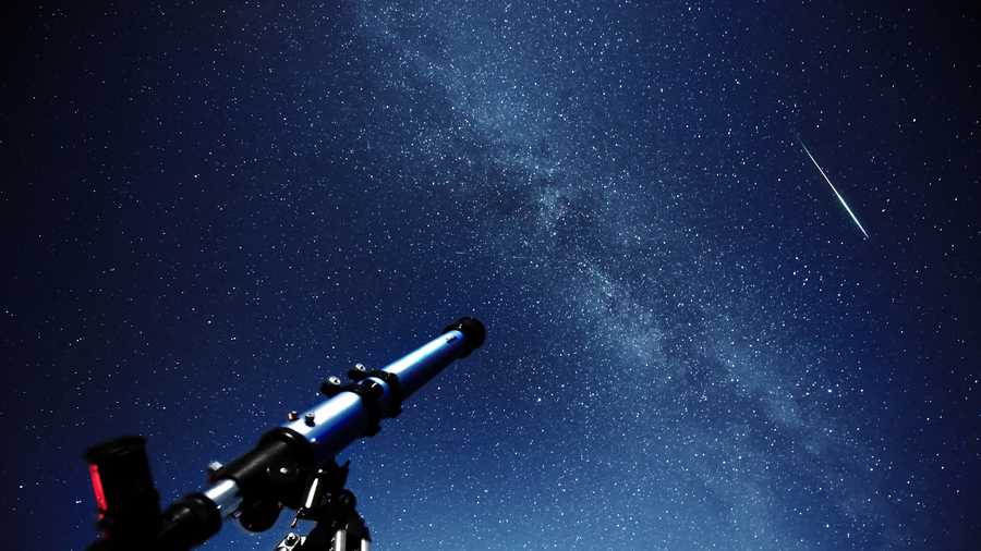 Telescope pointed at the Milky Way Galaxy