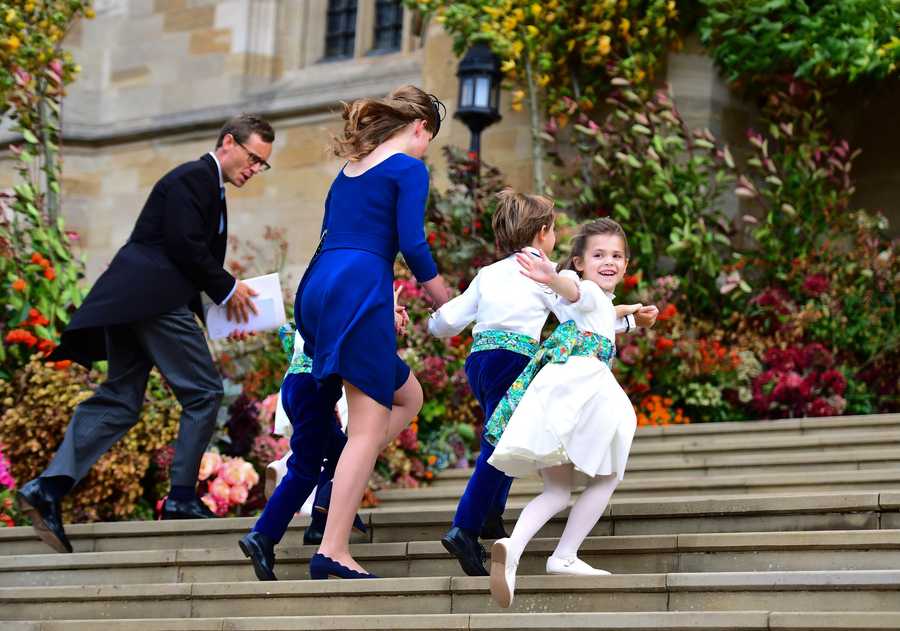 BRITAIN-ROYALS-WEDDING-EUGENIE