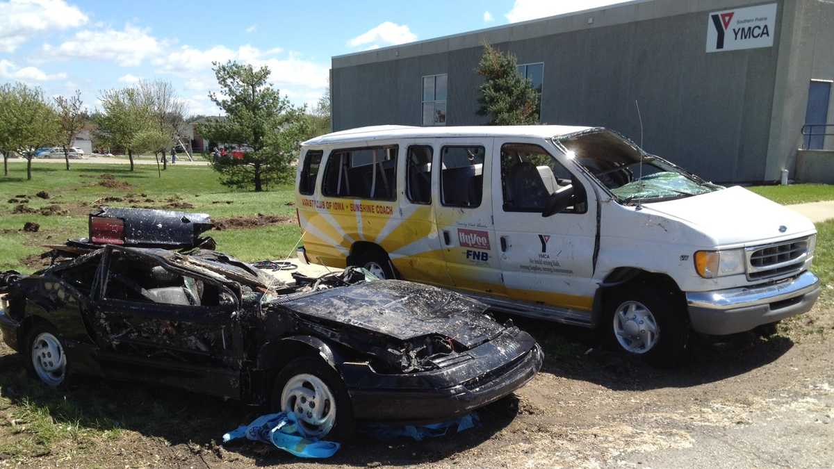 Photos Tornado rips through Creston