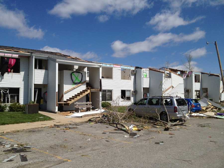 Photos Tornado rips through Creston
