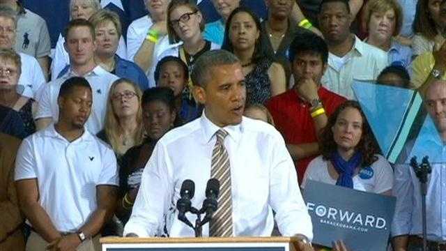 Obama delivers two speeches in Iowa