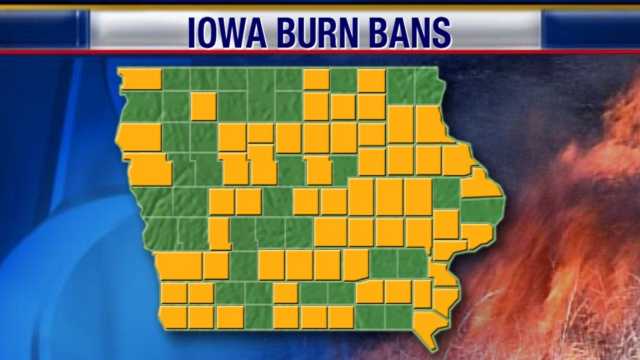 More than 60 counties under burning bans