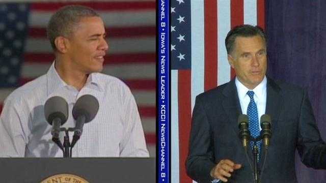 Both Mitt Romney and Barack Obama are planning campaign events in Iowa this weekend.