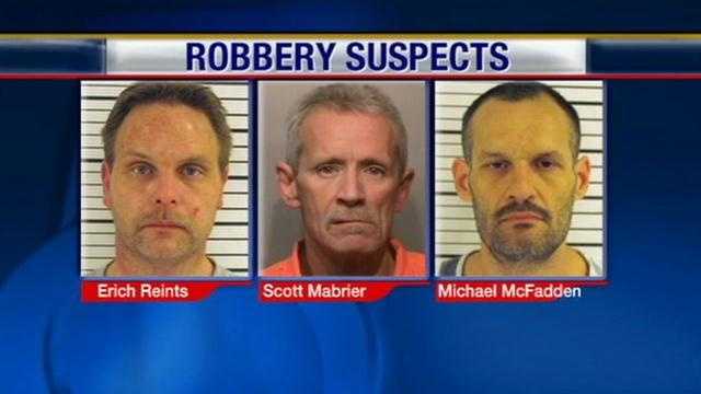 Police have arrested three suspects on suspicion of tying-up and robbing a cancer-stricken Boone County man.