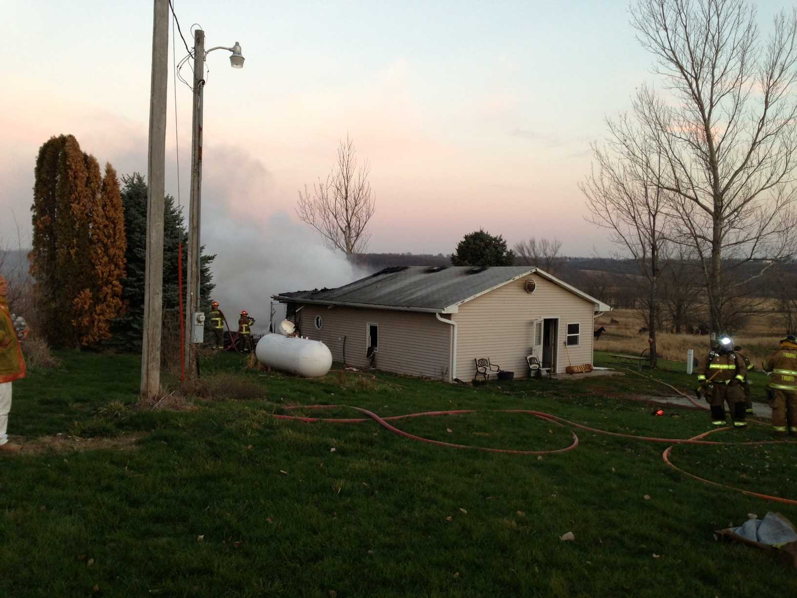 Photos: House Fire Near St. Charles