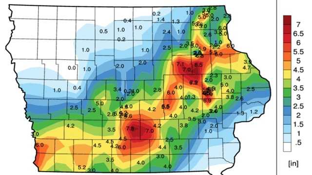 Check latest snow totals across Iowa