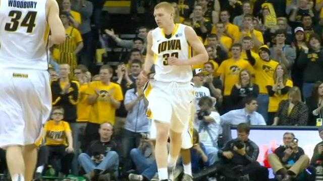 A career-high 27 from Aaron White helped Iowa put away the Big Ten's worst team.