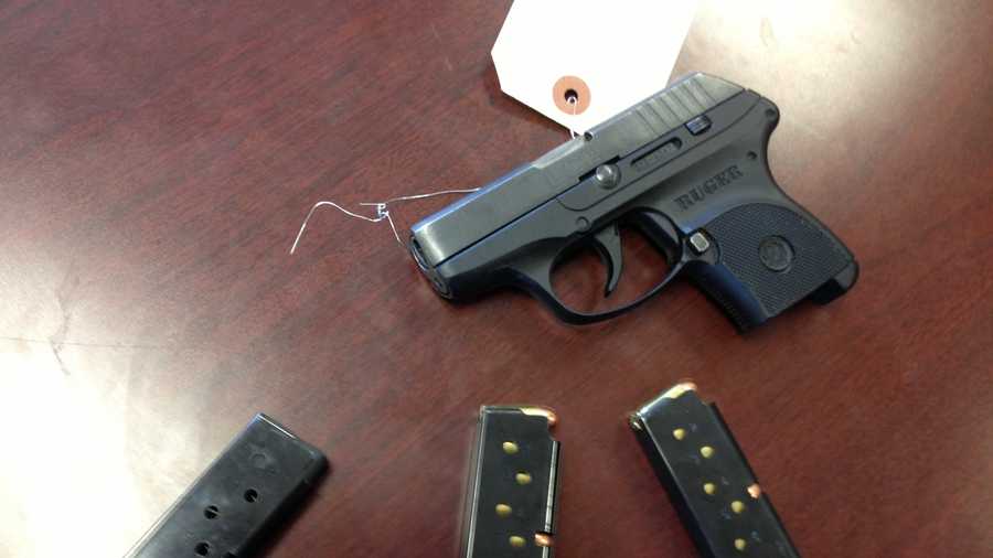 Gun seized during airport security check in Des Moines.