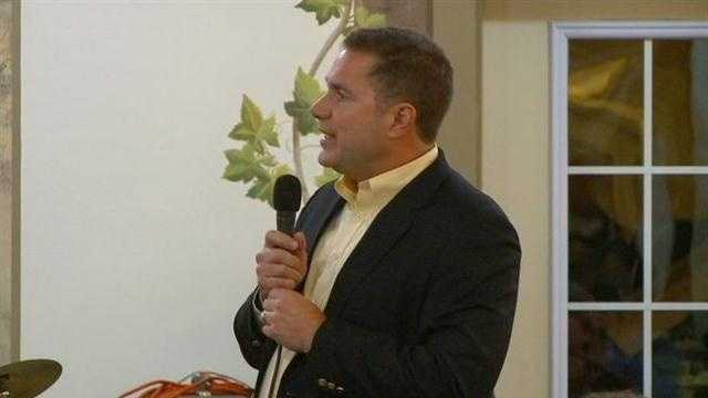 Eastern Iowa Rep. Bruce Braley made his first central Iowa campaign stop Monday as a candidate for the U.S. Senate.