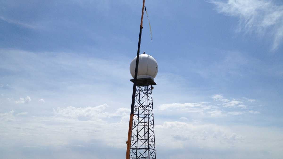 Photos New KCCI radar being installed