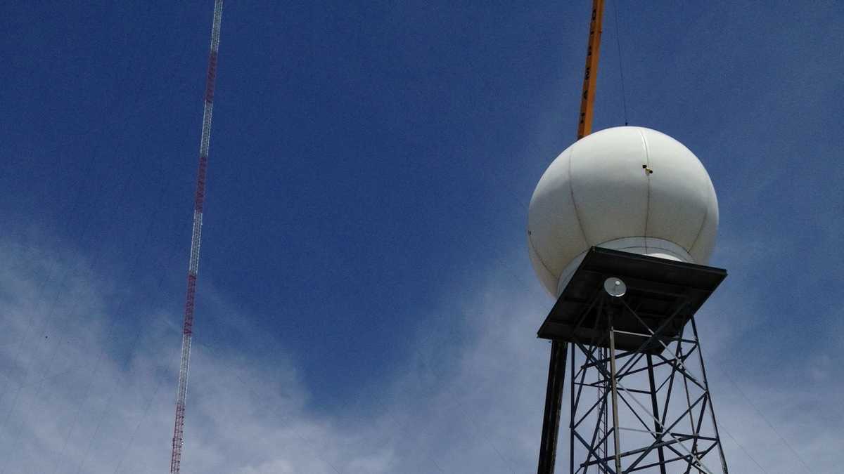 Photos New KCCI radar being installed