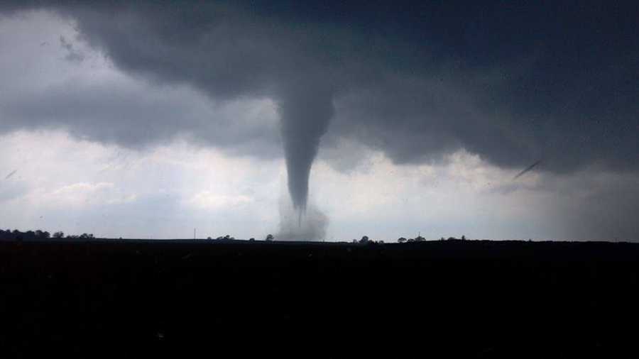 Tornado near Belmond, Iowa, on June 12.