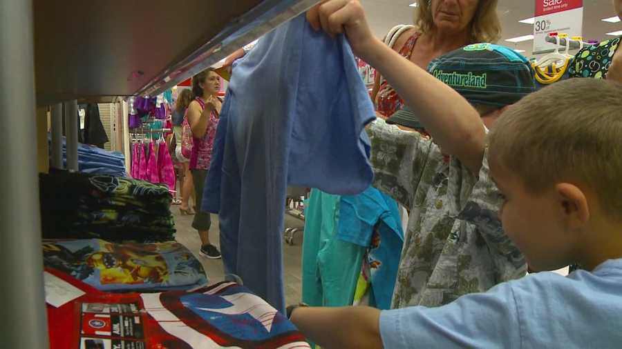 Iowans are cashing in on the tax free holiday on clothing and school items.