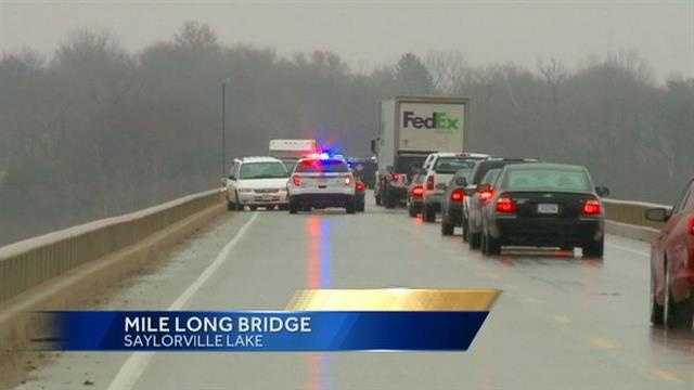 Photos: Crash! Slick roads lead to collisions