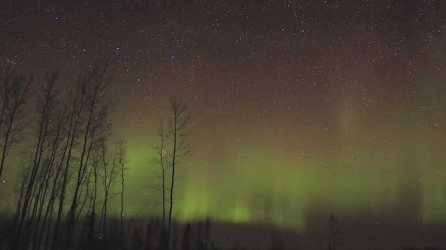 Iowans thawing out from a bitter freeze may get rewarded with shimmering northern lights the next couple days.