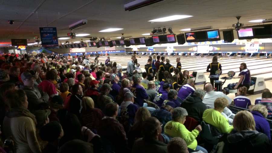 Crowd packed in to watch State Bowling Tournament