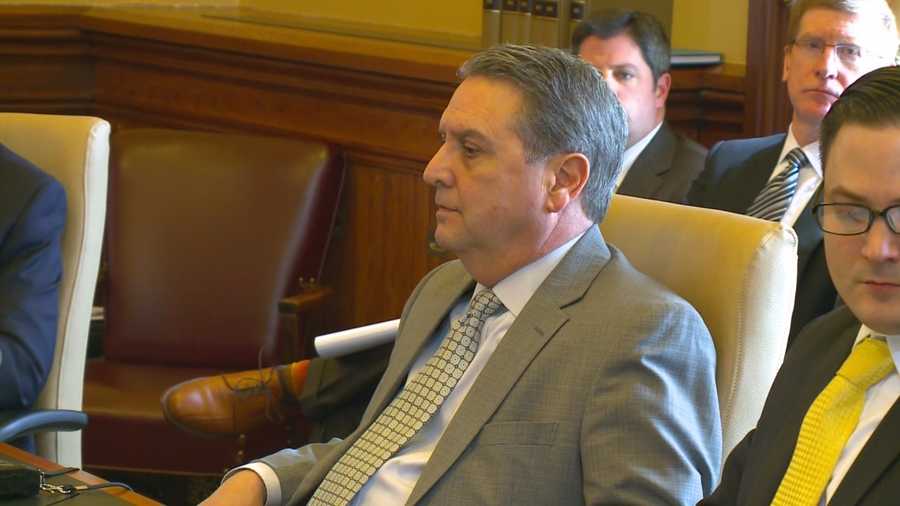 The Iowa Secretary of State's office held a hearing Wednesday to decide if Democrat Tony Bisignano can run for state Senate after his third conviction for drunken driving.