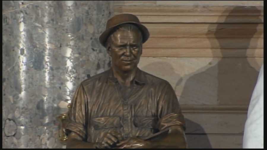 Norman Borlaug is being honored in Washington, D.C., with a new statue at the Capitol.