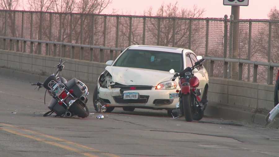 A motorcyclist is still in critical condition after being hit by a suspected drunk driver.